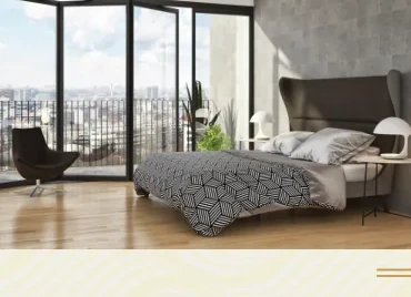 Luxury bedroom at Elmas Aquacasa